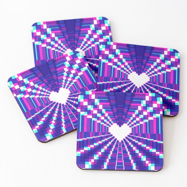 Item preview, Pixel Heart Kaleidoscope - Mystic designed and sold by animinimal.