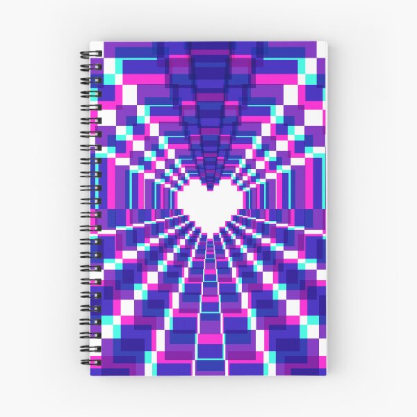 Item preview, Pixel Heart Kaleidoscope - Mystic designed and sold by animinimal.