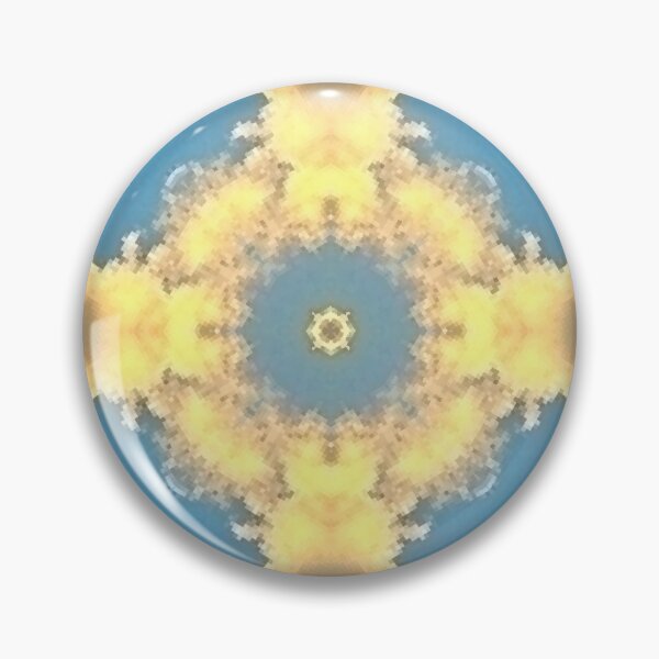 Item preview, Golden Blue Cloud Kaleidoscope 3 designed and sold by KaleidoscopeMeg.