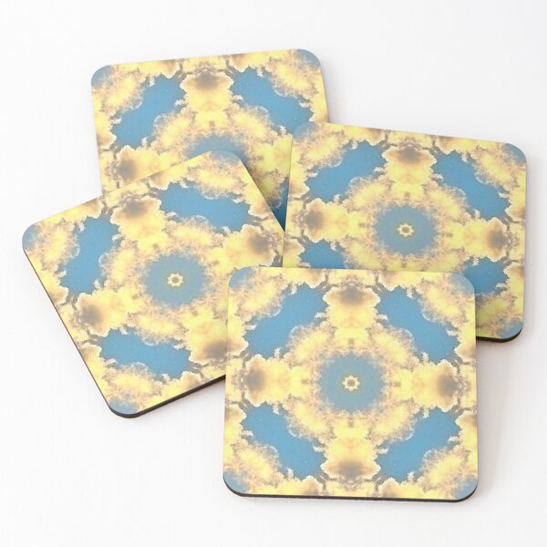 Item preview, Golden Blue Cloud Kaleidoscope 3 designed and sold by KaleidoscopeMeg.