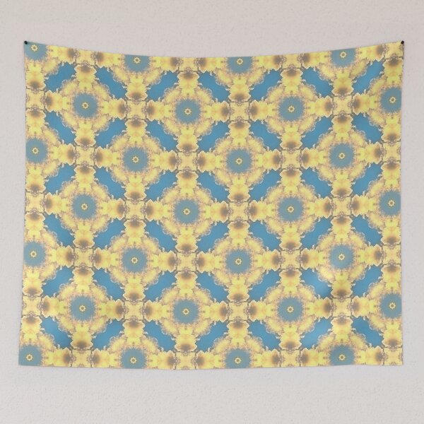 Item preview, Golden Blue Cloud Kaleidoscope 3 designed and sold by KaleidoscopeMeg.