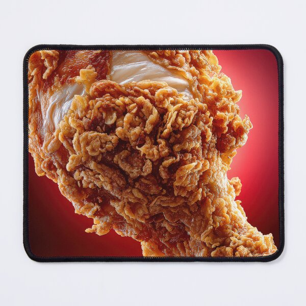 Item preview, Golden Crispy Fried Chicken Drumstick | Crunchy Food Art | Crispy Comfort Food Illustration designed and sold by Grafititee.