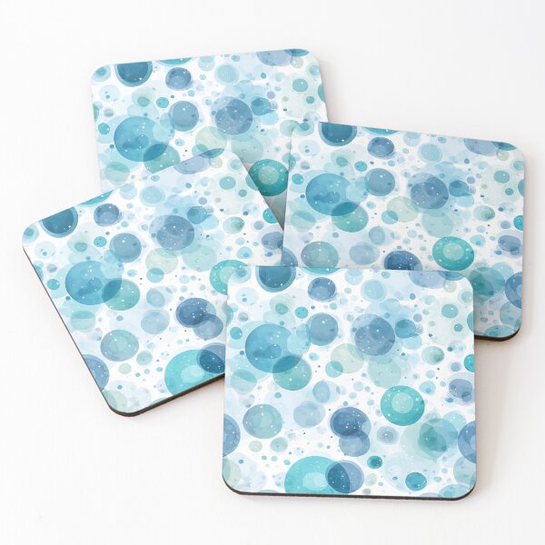 Item preview, Liquid Oxygen Blue Bubble Circle All-Over Pattern designed and sold by Boddicca.