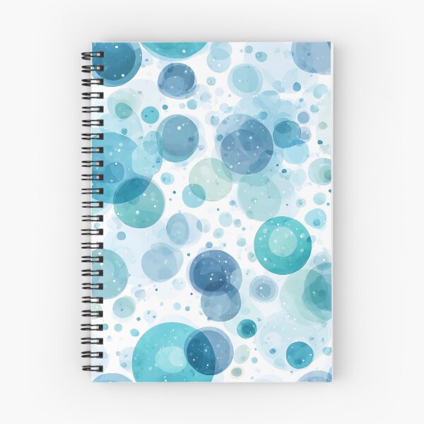 Item preview, Liquid Oxygen Blue Bubble Circle All-Over Pattern designed and sold by Boddicca.