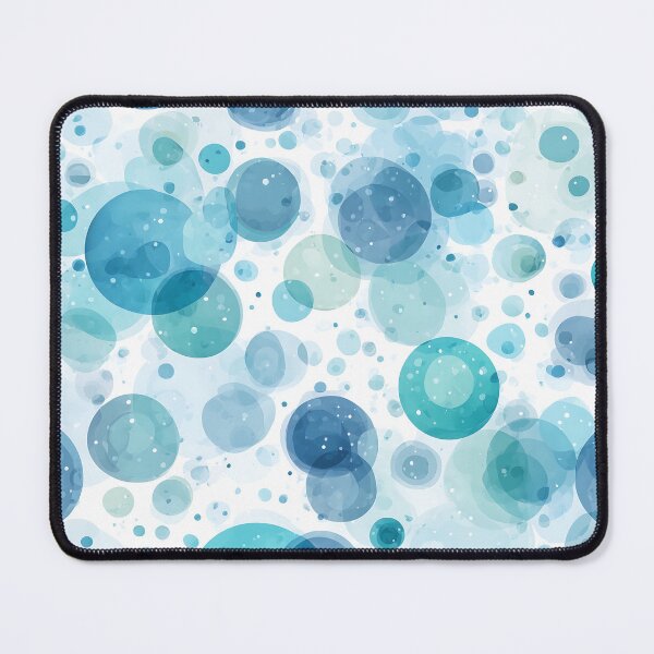 Item preview, Liquid Oxygen Blue Bubble Circle All-Over Pattern designed and sold by Boddicca.
