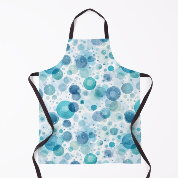 Item preview, Liquid Oxygen Blue Bubble Circle All-Over Pattern designed and sold by Boddicca.