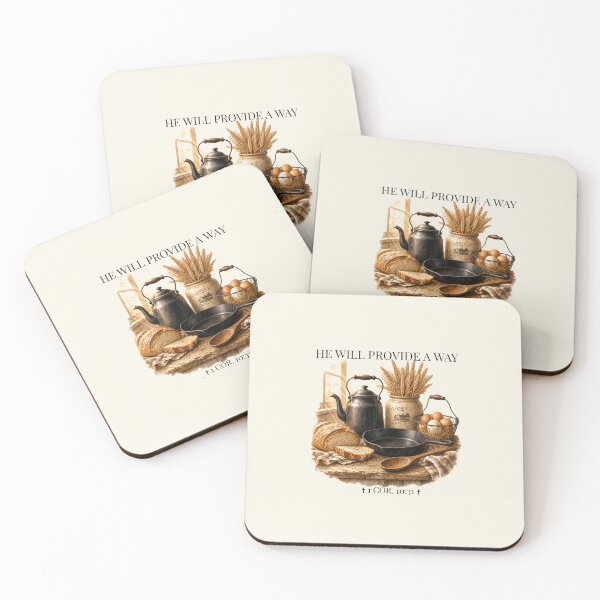 Item preview, Jesus Will Provide A Way Scripture Art designed and sold by Rosie's Wildflower Boutique.