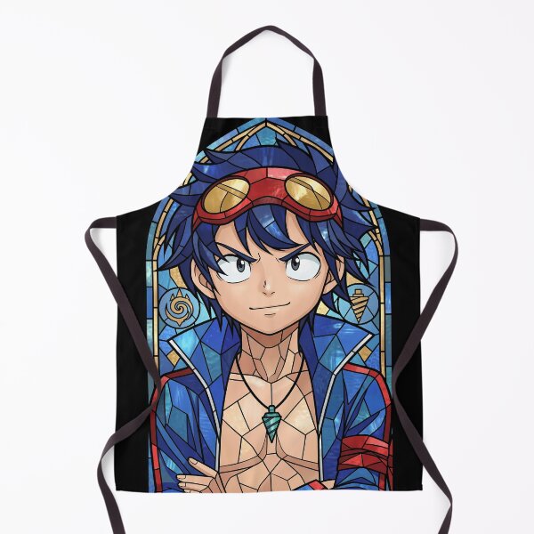 Item preview, Simon Gurren Lagann Stained Glass Spiral Hero Portrait designed and sold by mildaclairmo.