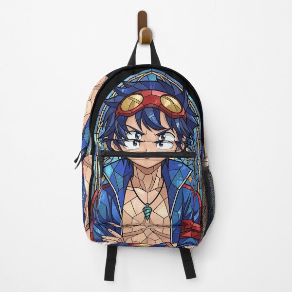Item preview, Simon Gurren Lagann Stained Glass Spiral Hero Portrait designed and sold by mildaclairmo.