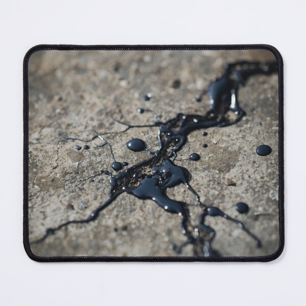 Item preview, Glossy Black Liquid Resin on Textured Stone designed and sold by Ingorgia Studio.