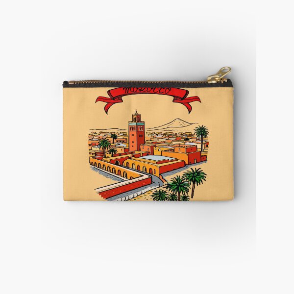 Item preview, Morocco Cityscape – Vintage Travel Poster Illustration designed and sold by zoliartdesign.