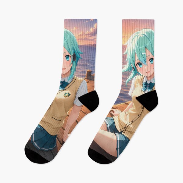 Item preview, Sinon Sword Art Online Sunset Ocean Pier designed and sold by mildaclairmo.