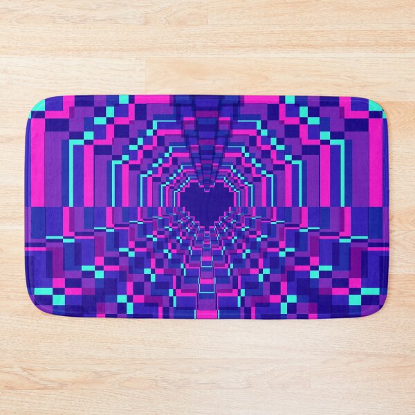 Item preview, Dark Pixel Heart Kaleidoscope - Mystic designed and sold by animinimal.