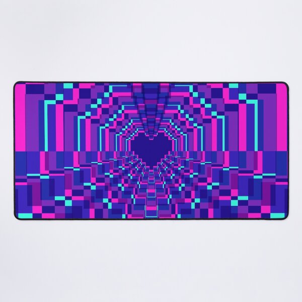 Item preview, Dark Pixel Heart Kaleidoscope - Mystic designed and sold by animinimal.