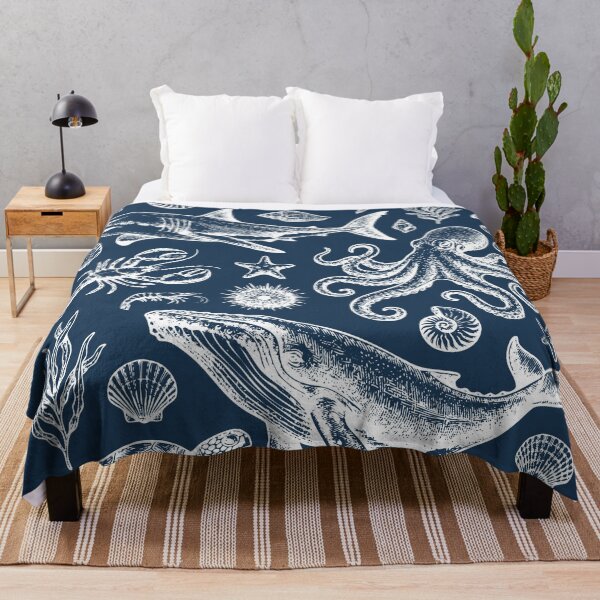 Item preview, Ocean Creatures Vintage Style Ocean Life designed and sold by aponwao.