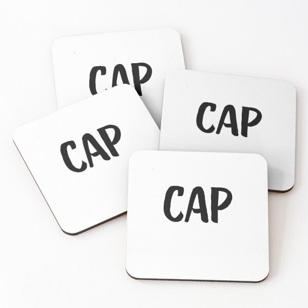 Item preview, CAP – Minimalist Bold Typography Design designed and sold by 1234saad.