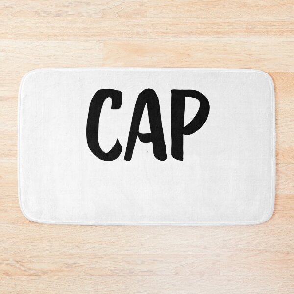 Item preview, CAP – Minimalist Bold Typography Design designed and sold by 1234saad.