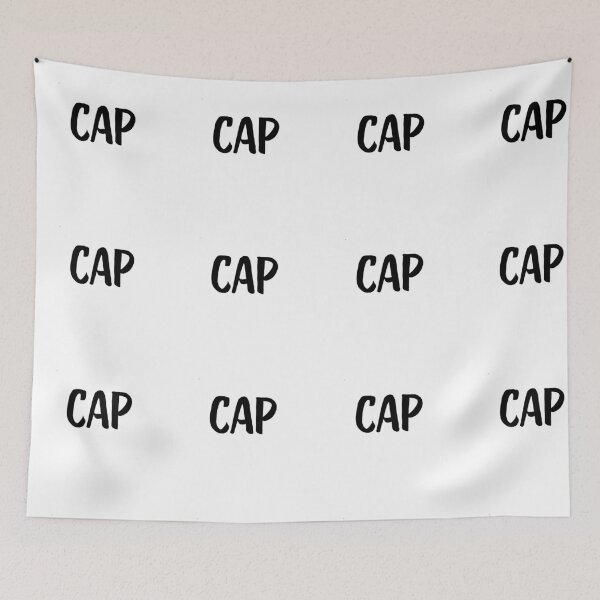 Item preview, CAP – Minimalist Bold Typography Design designed and sold by 1234saad.