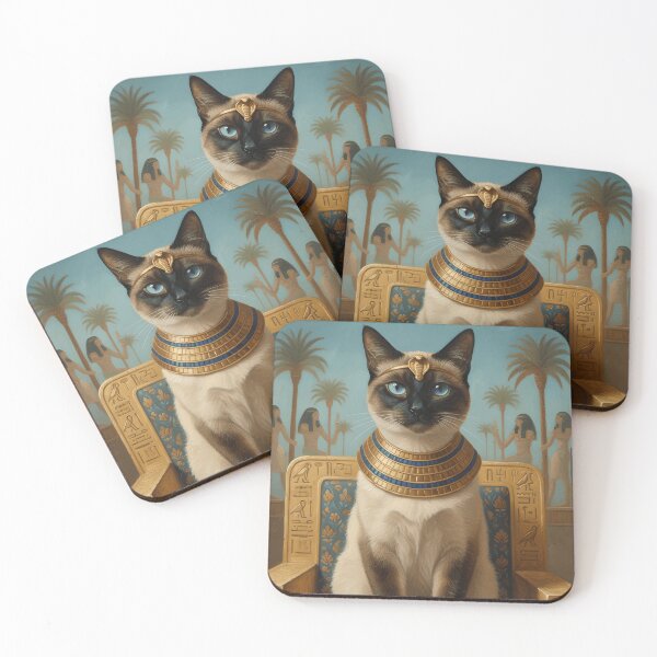Item preview, Egyptian-Style Siamese Cat designed and sold by aponwao.
