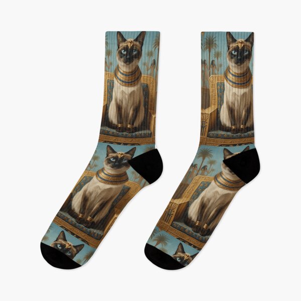Item preview, Egyptian-Style Siamese Cat designed and sold by aponwao.
