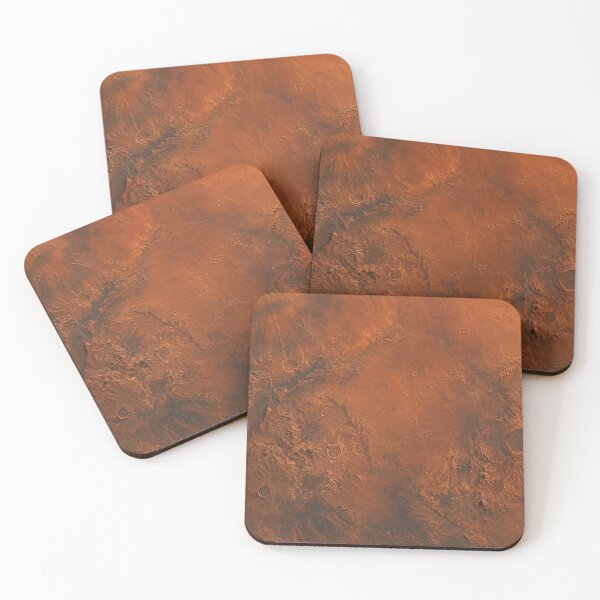 Item preview, Red Martian Desert Landscape Mars Surface Art designed and sold by SassyArtistry.
