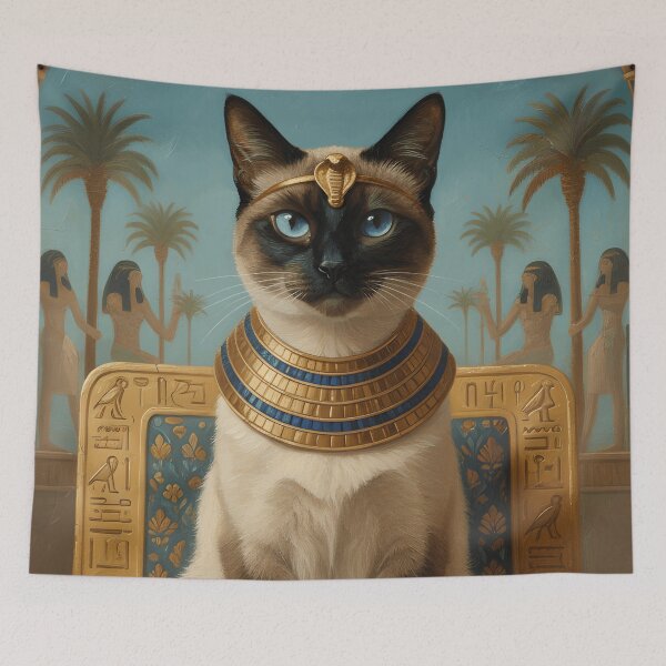 Item preview, Egyptian-Style Siamese Cat designed and sold by aponwao.