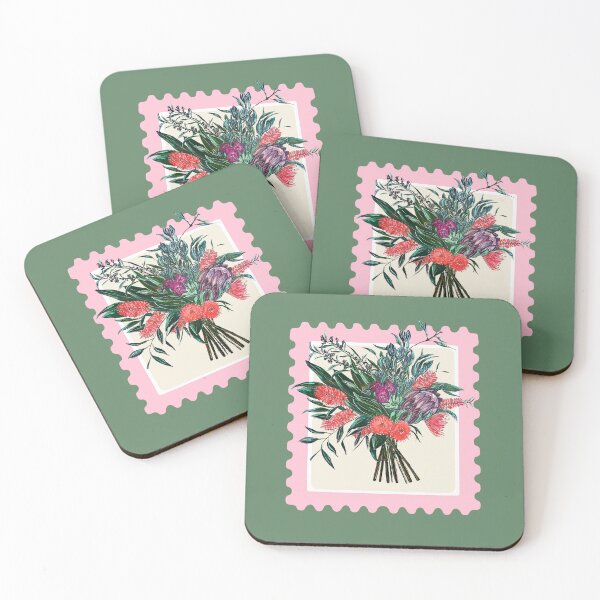 Item preview, Posted From the Bush - Australian Native Flower Design  designed and sold by Bloominbush.