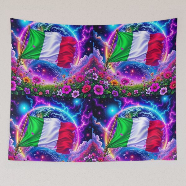Item preview, Sparkly Italy Flag designed and sold by Harmonious Art.
