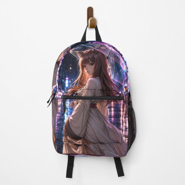 Item preview, Holo Spice and Wolf Neon Rainy City designed and sold by mildaclairmo.