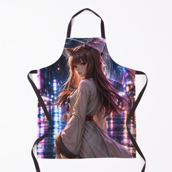 Item preview, Holo Spice and Wolf Neon Rainy City designed and sold by mildaclairmo.