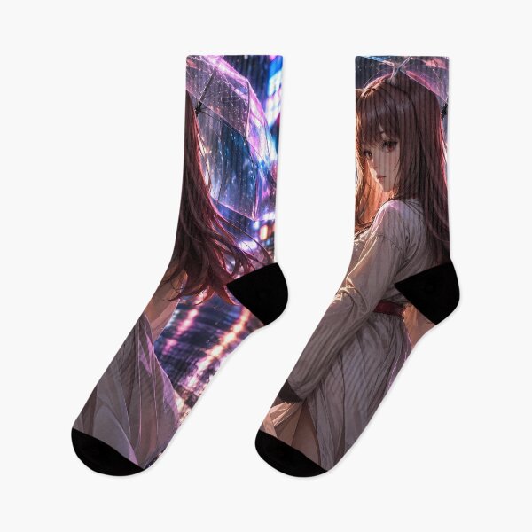 Item preview, Holo Spice and Wolf Neon Rainy City designed and sold by mildaclairmo.