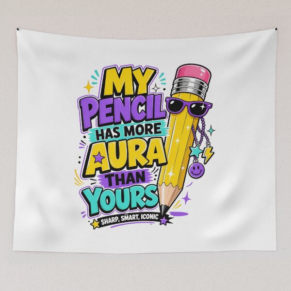 Item preview, Back to School: My Pencil Has More Aura designed and sold by Fenay Designs.