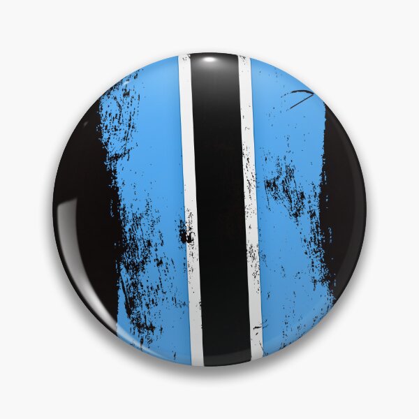 Item preview, Botswana Flag Distressed Paint Brush Stroke Batswana Pride designed and sold by Danny-Arts1.