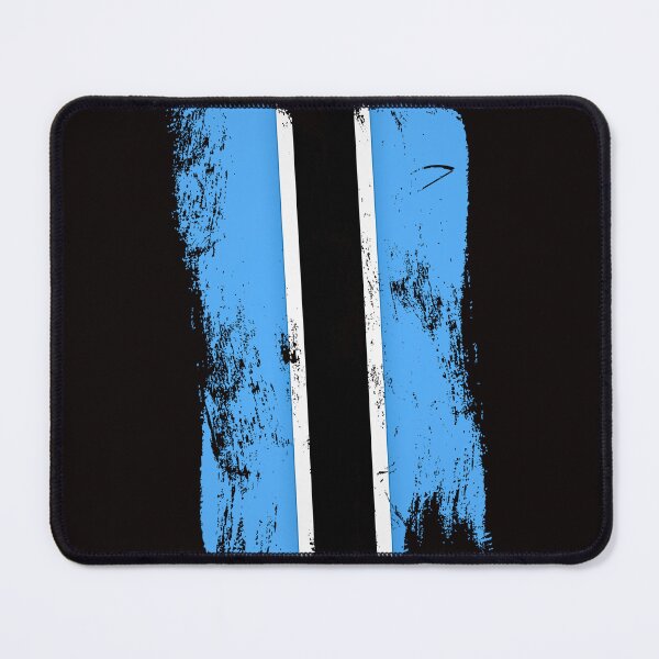Item preview, Botswana Flag Distressed Paint Brush Stroke Batswana Pride designed and sold by Danny-Arts1.