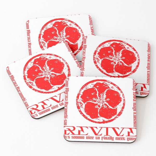 Item preview, Nemophila Revive Red designed and sold by BoneAndWeave.