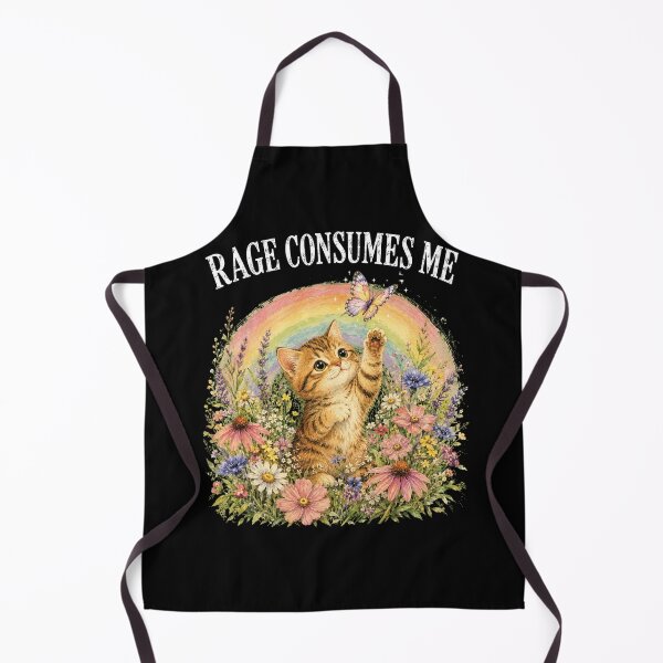 Item preview, Cute Cat Rage Consumes Me designed and sold by loupglouglou.