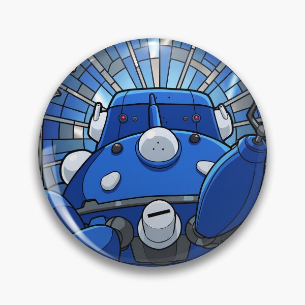 Item preview, Tachikoma Ghost In The Shell Bold Blue Mecha Portrait designed and sold by mildaclairmo.