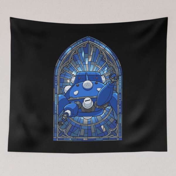 Item preview, Tachikoma Ghost In The Shell Bold Blue Mecha Portrait designed and sold by mildaclairmo.
