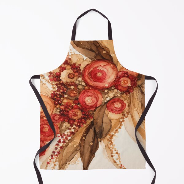 Item preview, Ember Garden — Vintage Coral & Sepia Florals designed and sold by TrueWoven Wild.