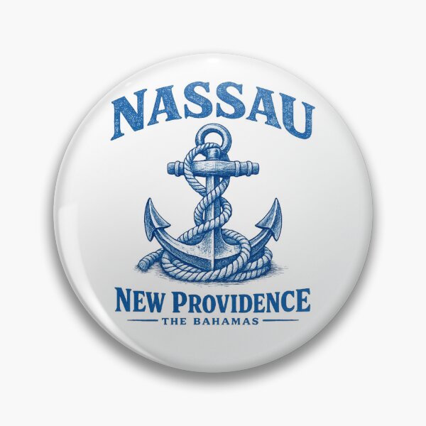 Item preview, Nassau Bahamas Anchor Design designed and sold by Retro Vibes Designs.
