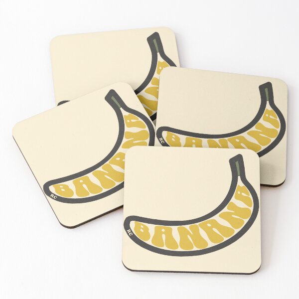 Item preview, Yellow Retro Banana designed and sold by Retro Callback.