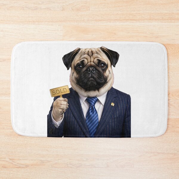 Item preview, Pug Real Estate Broker SOLD Sign designed and sold by ProPetStudio.