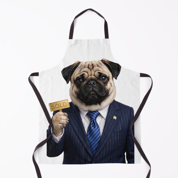 Item preview, Pug Real Estate Broker SOLD Sign designed and sold by ProPetStudio.