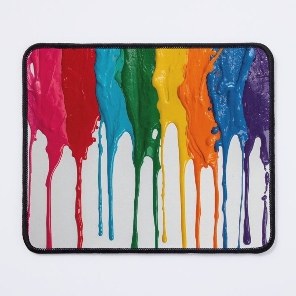 Item preview, Rainbow Paint Drips Abstract Colorful Fluid Art designed and sold by Ingorgia Studio.