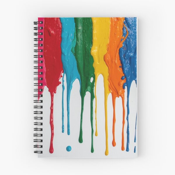 Item preview, Rainbow Paint Drips Abstract Colorful Fluid Art designed and sold by Ingorgia Studio.
