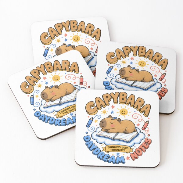 Item preview, Back to School: Capybara Daydream Notes designed and sold by Fenay Designs.