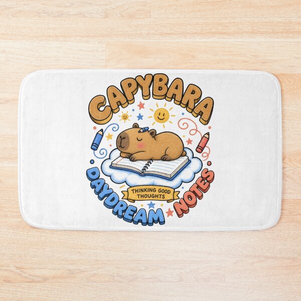 Item preview, Back to School: Capybara Daydream Notes designed and sold by Fenay Designs.