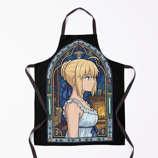 Item preview, Saber Fate Stay Night Fireplace Stained Glass Noble Scene designed and sold by mildaclairmo.