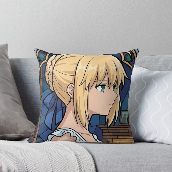 Item preview, Saber Fate Stay Night Fireplace Stained Glass Noble Scene designed and sold by mildaclairmo.