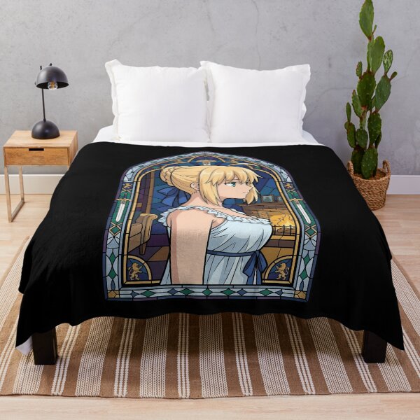 Item preview, Saber Fate Stay Night Fireplace Stained Glass Noble Scene designed and sold by mildaclairmo.